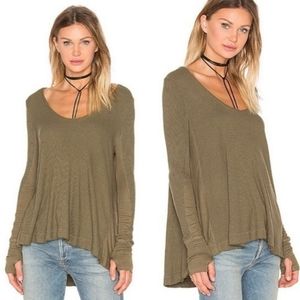 We the Free Free People Waffle Knit Long Sleeve